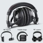 OneOdio PRO-C Bilateral Stereo Pluggable Over-Ear Wireless Bluetooth Monitor Headset - Image 5