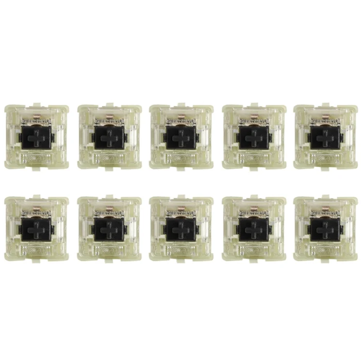 10PCS Cherry MX RGB Transparent Shaft Switch Mechanical Keyboard Triangular Shaft Body