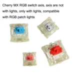 10PCS Cherry MX RGB Transparent Shaft Switch Mechanical Keyboard Triangular Shaft Body - Image 4