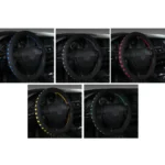 Sports Punched EVA Car Steering Wheel Cover, Size: - Image 2