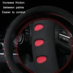 Sports Punched EVA Car Steering Wheel Cover, Size: - Image 4