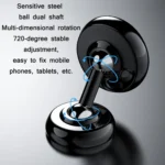 Car Aluminum Alloy Magnetic Mobile Phone Holder - Image 3