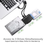 USB3.0 To SATA / IDE Easy Drive Cable External Hard Disk Adapter, Plug Specifications: - Image 4