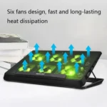 NUOXI H8 Metal Mesh Laptop Cooling Base - Image 2