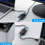 T25 2 In 1 USB3.0 Bidirectional Switch Printer Sharer Splitter - Image 5