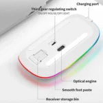 K-Snake BM110 RGB Lighting Effect Wireless Bluetooth Mouse - Image 5