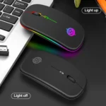 K-Snake BM110 RGB Lighting Effect Wireless Bluetooth Mouse - Image 6