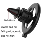 Wireless Charging Stick Car 360 Degree Rotation Stand For Apple MagSafe - Image 4