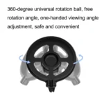 Wireless Charging Stick Car 360 Degree Rotation Stand For Apple MagSafe - Image 5