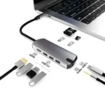 Type-C Extension Dock 8 In 1 Laptop Converter USB HUB Hub - Image 2