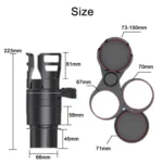 Car Multifunctional Retractable Rotating Water Cup Holder - Image 3