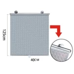Suction Cup Car Shade Curtain Window Telescopic Roller Blind, Size: 50x125cm Silver Laser - Image 7