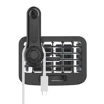 5 PCS Car Hook Mobile Phone Holder Clip Wireless Charging Base Accessories, Size: