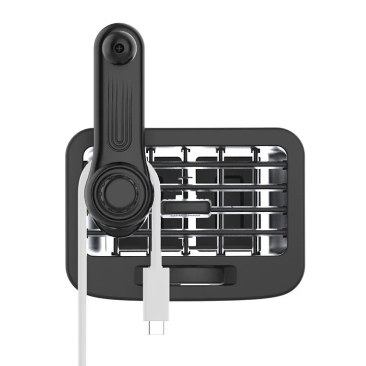 5 PCS Car Hook Mobile Phone Holder Clip Wireless Charging Base Accessories, Size: