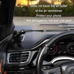 6 PCS Car Center Console Mobile Phone Bracket Snail Base Accessories - Image 4