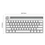 Ajazz K620T 62 Keys Bluetooth Wireless Dual Mode Mechanical Keyboard, Style: - Image 3