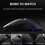Ajazz I309Pro 1600 DPI 8 Keys Dual Mode Gaming Wireless Bluetooth Mouse - Image 3