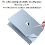 JRC 4 in 1 Top Cover Film + Full Support Film + Bottom Cover Film + Touch Film for Surface Laptop Go 12.4 - Image 3