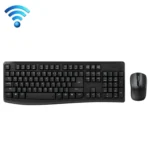 Rapoo X1800PRO 104 Keys Waterproof Multimedia Wireless Keyboard Mouse Set