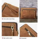 CONTACTS FAMILY Leather Laptop Sleeve For Macbook Pro 14.2 Inch - Image 4
