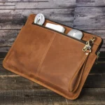 CONTACTS FAMILY Leather Laptop Sleeve For Macbook Pro 14.2 Inch - Image 5