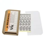 Car Sun Visor Card Holder Pass Fuel Card Holder Parking Number Card - Image 4