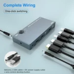 2 In 1 Out 4K 60Hz KVM HDMI Switch  USB Swltch Splitter Box HUB - Image 3