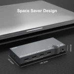 2 In 1 Out 4K 60Hz KVM HDMI Switch  USB Swltch Splitter Box HUB - Image 4