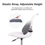 Memory Foam Car Lumbar Cushion Driving Seat Cushion - Image 3