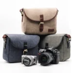 Casual SLR Camera Canvas Crossbody Bag - Image 2