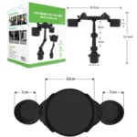 Car Water Cup Holder Dinner Plate Rack Rotatable Mobile Phone Holder - Image 3