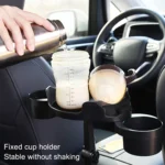 Car Water Cup Holder Dinner Plate Rack Rotatable Mobile Phone Holder - Image 6