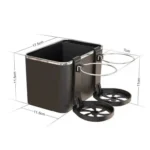 Car Paper Box Hanging Armrest Box Storage Box Cup Holder - Image 3