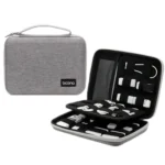 Baona BN-F018 Multifunctional Double Layer EVA Hard Shell U Disk Data Cable Storage Bag - Image 3