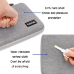 Baona BN-F018 Multifunctional Double Layer EVA Hard Shell U Disk Data Cable Storage Bag - Image 4