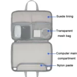 Baona BN-Q006 PU Leather Full Opening Laptop Handbag - Image 3