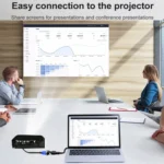 HDMI Female To VGA Male With Audio Adapter Computer Monitor TV Projector Converter - Image 5