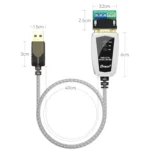 DTECH DT-5119 0.5m USB To RS485/422 Industrial Converter Serial Line Communication Adapter - Image 2