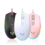 Zerodate V6 4 Keys 1600DPI Game Colorful RGB Marquee USB Luminous Wired Mouse, Cable Length: 1.35m - Image 2