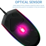 Zerodate V6 4 Keys 1600DPI Game Colorful RGB Marquee USB Luminous Wired Mouse, Cable Length: 1.35m - Image 4