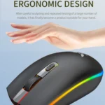 Zerodate V6 4 Keys 1600DPI Game Colorful RGB Marquee USB Luminous Wired Mouse, Cable Length: 1.35m - Image 5