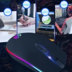 Zerodate V6 4 Keys 1600DPI Game Colorful RGB Marquee USB Luminous Wired Mouse, Cable Length: 1.35m - Image 6