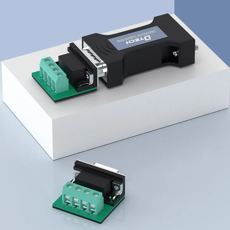 TBD06024294_2.webp DTECH DT-9000 Passive Bidirectional RS232 To RS485 Serial Communication Protocol Module Converter - Image 3