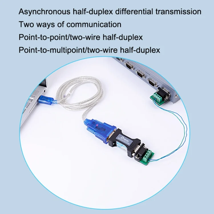TBD06024294_6.webp DTECH DT-9000 Passive Bidirectional RS232 To RS485 Serial Communication Protocol Module Converter - Image 7