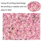 2.1m X 1.5m Pink Rose Wall Background Festive Party Photography Cloth - Image 4