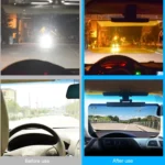 SHUNWEI Car Anti High Beam Visor Night Vision Glasses, Style: - Image 4