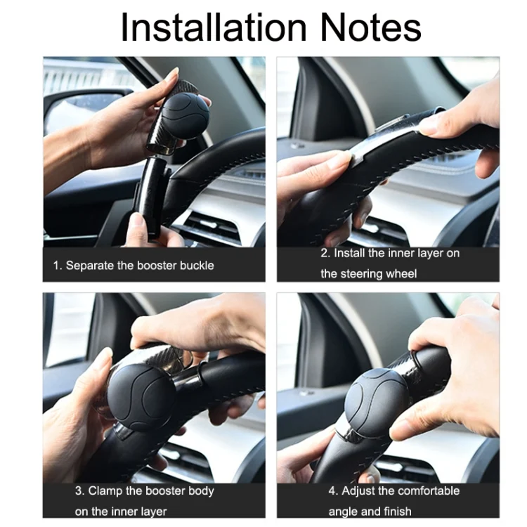 TBD0602454001_B6.webp 2PCS Automotive Silicone Bearing Steering Wheel Booster - Image 7