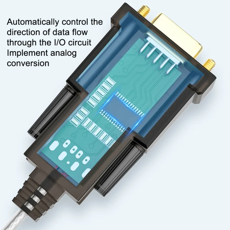 TBD06024541_4.webp DTECH DT-5002A 1.8m USB To RS232 Serial Line DB9 Needle COM Port - Image 5