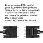 DTECH RS232 Serial Direct Line DB9 Extension Line - Image 3