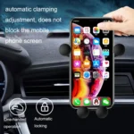 2PCS JQ006 Snap Universal Rotating Car Air Outlet Phone Holder - Image 6